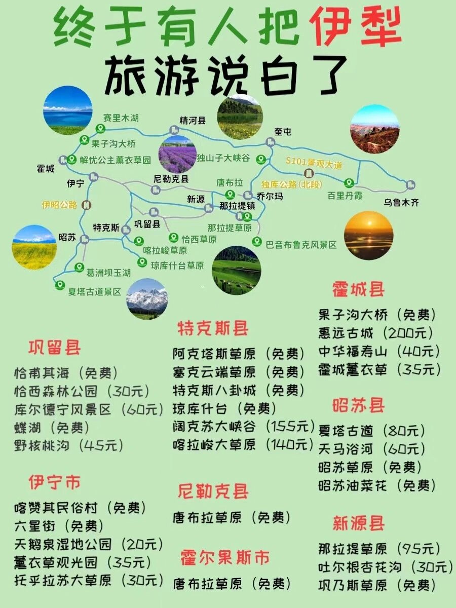 伊犁旅游攻略路线.伊犁旅游攻略路线跟团？-第2张图片
