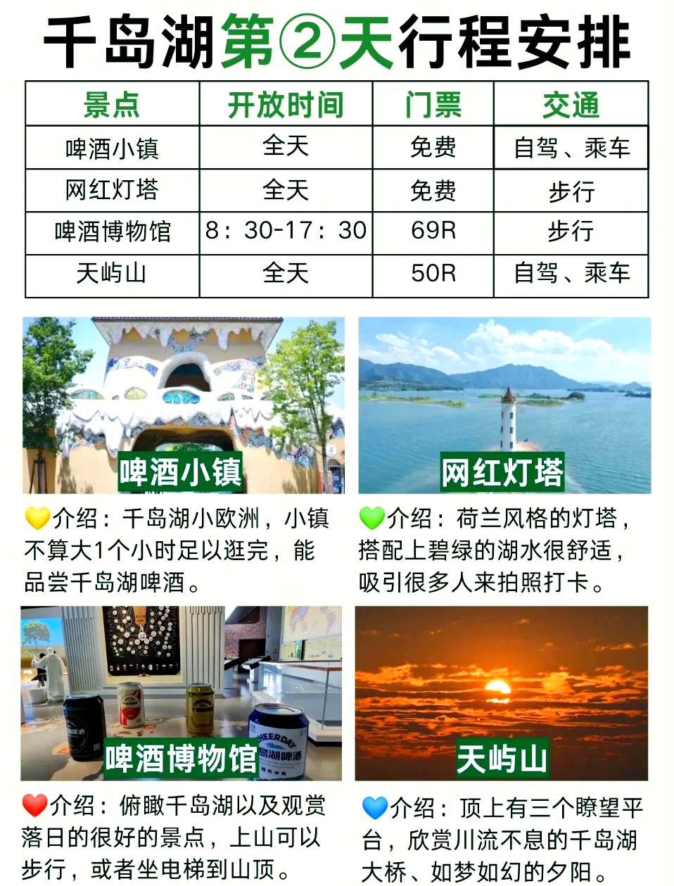 千岛湖三日游自由行攻略(千岛湖三日游自由行攻略路线)-第3张图片