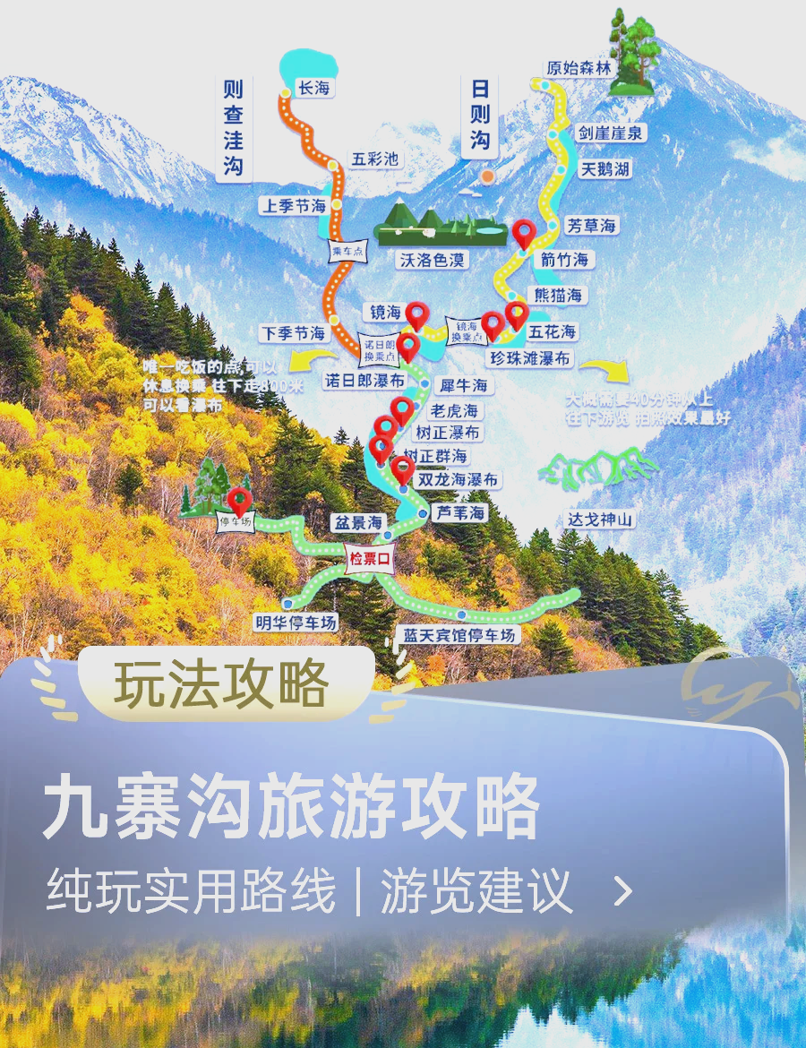 九寨沟旅游攻略必去景点.九寨沟沿途旅游攻略？-第2张图片