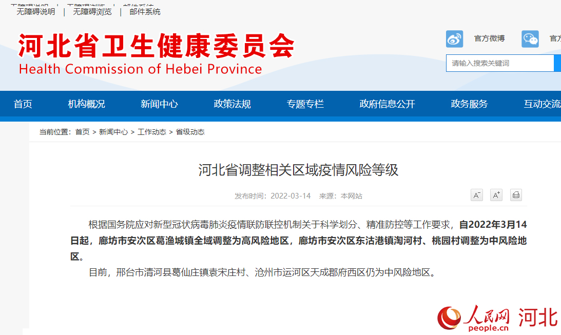 廊坊疫情风险等级地区图.廊坊 疫情 风险？-第1张图片